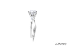 14K White Gold Engagement Diamond  Ring