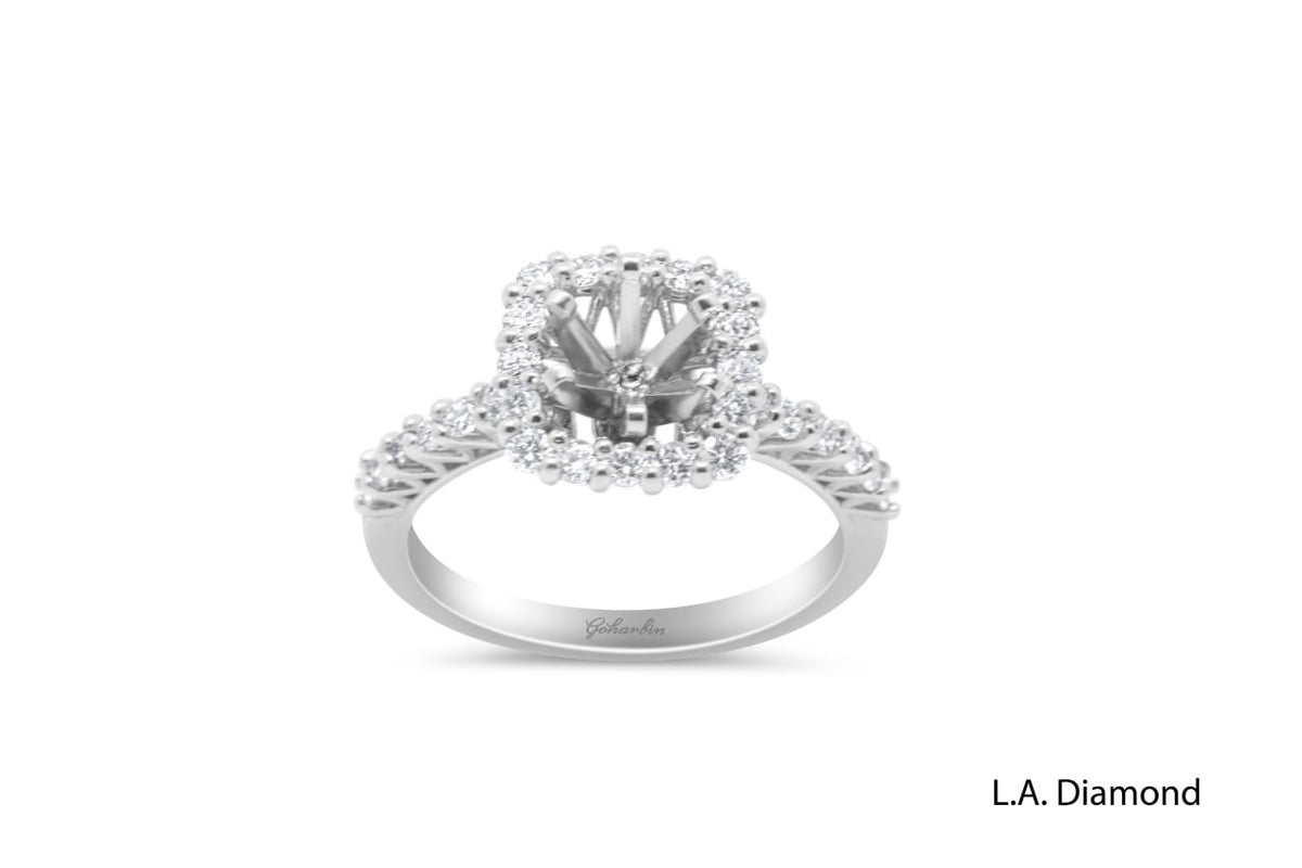 14k White Gold Diamond  Ring