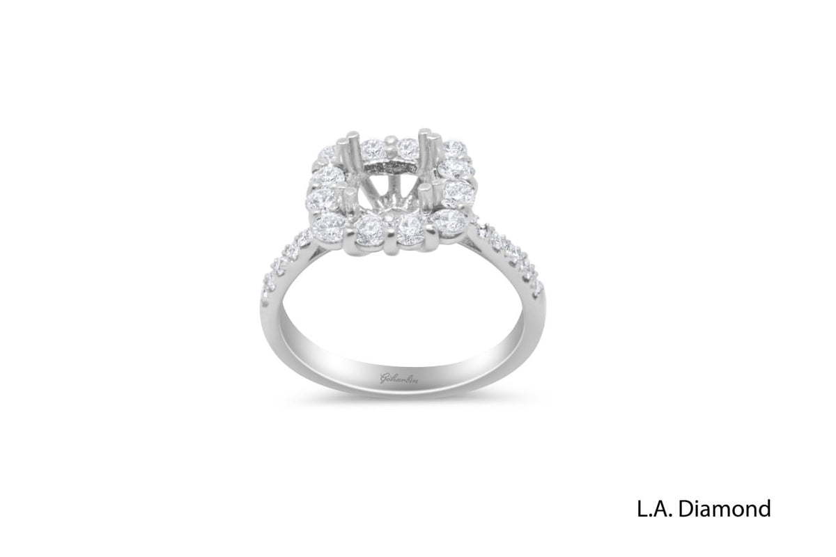 14k White Gold Diamond  Ring