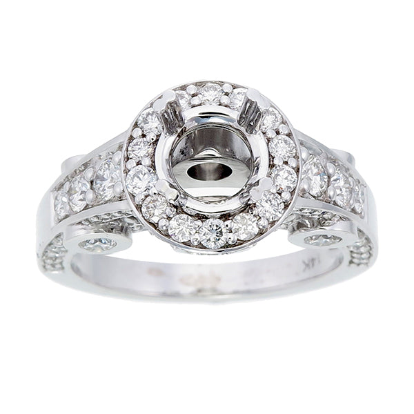 White Gold Diamond Ring - LA DIAMOND